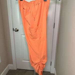 Orange Drawstring Pants